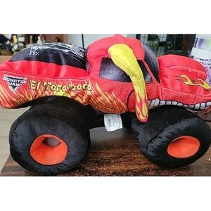 Monster Jam El Toro Loco Monster Truck Soft Plush 14” Stuffed